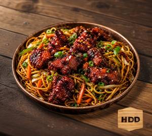 Noodles With Chilli Chicken [Dry]