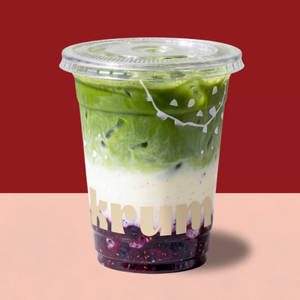 Iced Blueberry Matcha