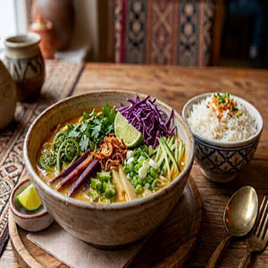 Burmese Khao Suey