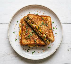 Veg Masala Cheese Toast