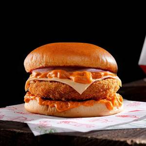 Aloo Tikki Cheese Burger