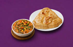 Mix Veg with 3 Tawa Paratha