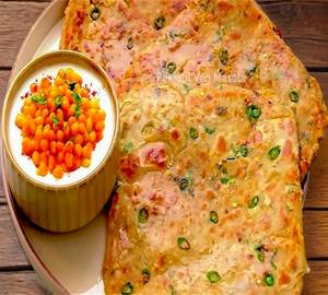 Chilli flakes paratha