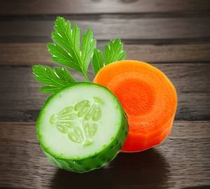 Cucumber & Carrot Cut Pc