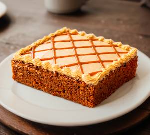 Butterscotch Cake Iced Half