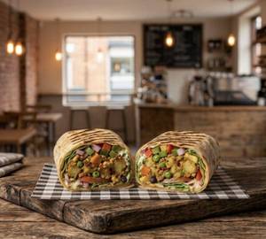 Aloo patty wrap