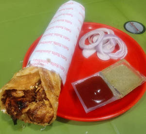 Egg Double Chicken Tikka Roll