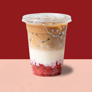 Strawberry Iced Latte