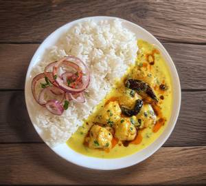 Punjabi Kadhi Chawal