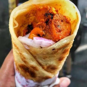 Acahri Soya Chaap Kathi Roll