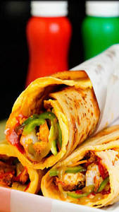 Egg Double Chicken Roll