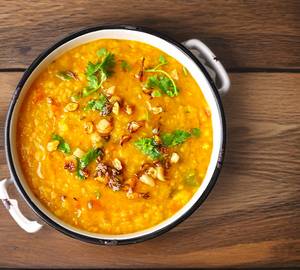 Yellow dal with ghee