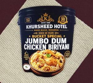 Bucket special jumbo chicken biryani