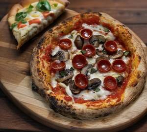 Mushroom Pepperoni 10 Inch