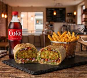 Veg wrap combo