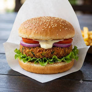 Veg Crispy Patty Burger