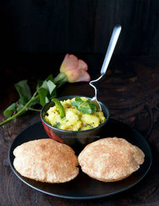 South Indian Meals With 2 Poori