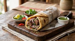 Beef Tikya Roll