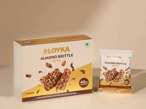 Loyka Almond Brittle Gold Box Of 4