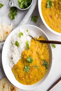 Yellow Dal Chawal (yellow Dal Rice Bowl)