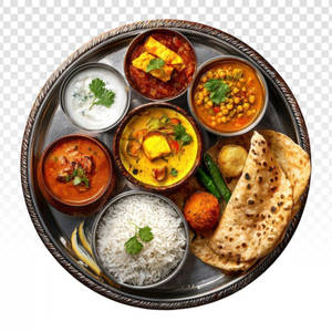 Punjabi Special Thali With 2 Phulka