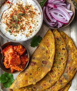 Missi Roti With Dahi