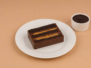 London Caramel Dark Chocolate Slice