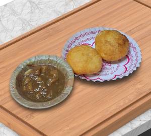 Bada Khasta with Dum Aloo