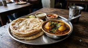 Parotta 3 Pcs + Egg Gravy