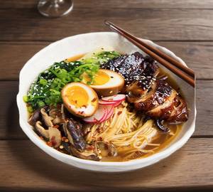 Imported Belgian Pork Belly Ramen [red miso,hondashi broth,wakame,dobanjan]                        