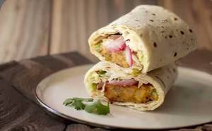 Tandoori aloo wraps