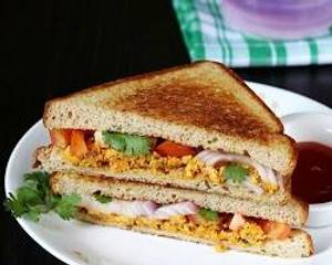 Paneer Bhujji Sandwich