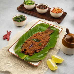 Karimeen Pollichathu - Pearlspot Banana Leaf Roast
