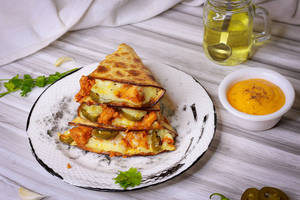 Chicken Tikka, Jalapeno & Cheese Quesadilla 1 Pcs