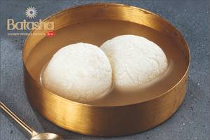 Malai Sponge Rasgulla 2 Pcs