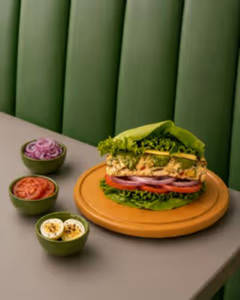 Frittata Burger (Lettuce Wrap)