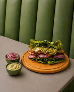Tandoori Chicken Burger (Lettuce Wrap)