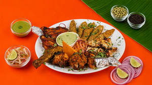 Tandoor Chicken Mixed Platter