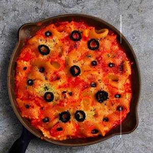 Baked pasta veg  red