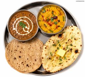 Dal Makhni / Dal Tadka Punjabi + 2 Roti Or 1 Butter Naan