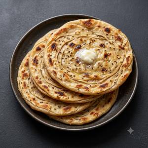 Ajwain  paratha [4 parathas]