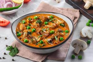 Fresh Mushroom Mutter Masala