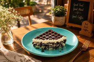 Oreo And Cream Cheese Waffle