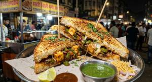 Chilli Paneer Sandwich