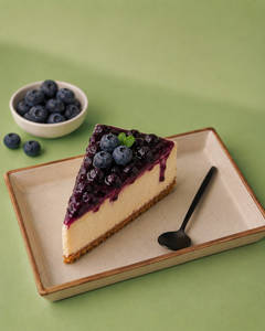 Blueberry Cheesecake Slice