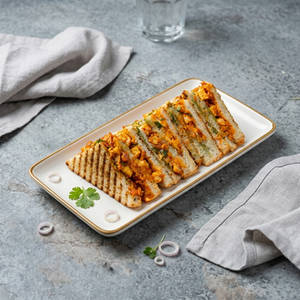 Punjabi Paneer Club Sandwich