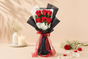 6 Red Roses Bouquet