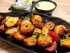 Achari Mushroom Tikka