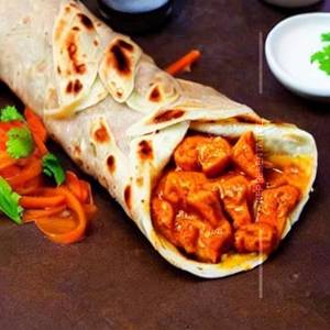 Kathi Butter Chicken Roll