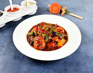 Prawns Chilli [Gravy]